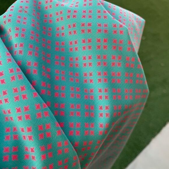 Primi Teal & Hot Pink Geometric Kimono M Swim Cov - Picture 6 of 12